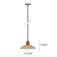 Suspension Led Cuisine d32cm vue latérale