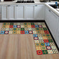 Tapis de cuisine avec couleurs vives et design contemporain