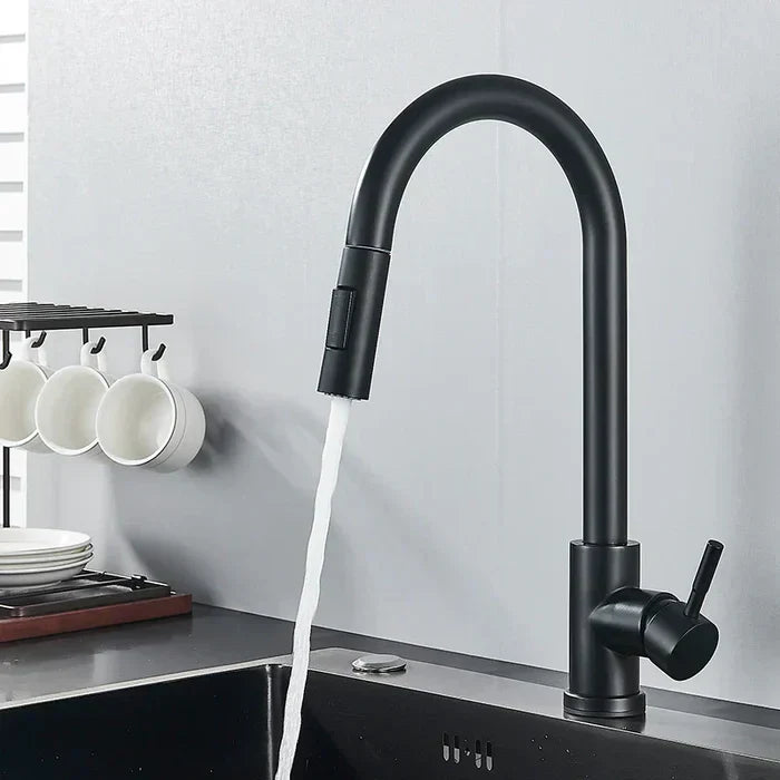 Robinet avec fonction de rotation fluide pour évier de cuisine