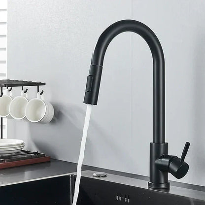 Robinet avec fonction de rotation fluide pour évier de cuisine