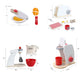 Four jouet en bois avec boutons et accessoires pour enfants