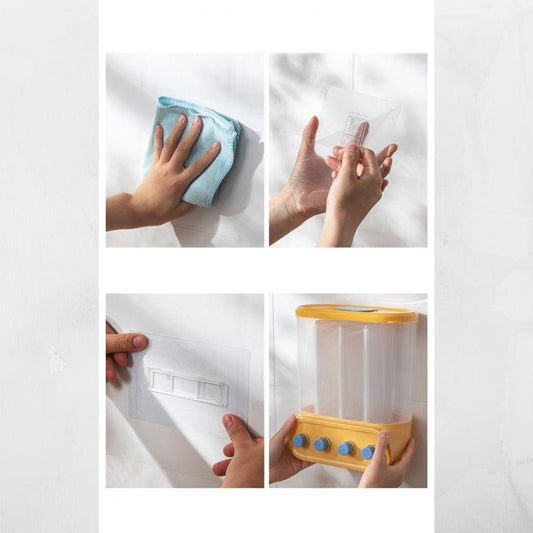 Installation murale simple du distributeur alimentaire en plastique ABS