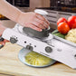 Trancheuse de légumes avec lames interchangeables en acier inoxydable
