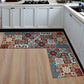 Vue d'ensemble du tapis dans un intérieur moderne et épuré