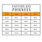 Poignée en bois de noyer avec finition gris anthracite
