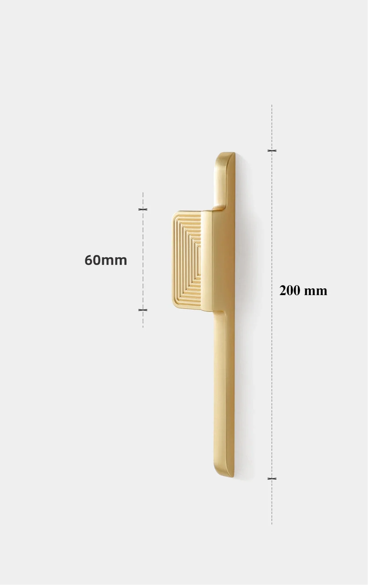 Vue rapprochée de la texture lisse de la poignée