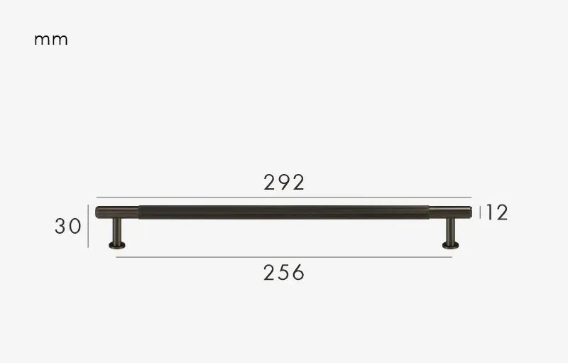 Détail du montage facile de la poignée gris anthracite