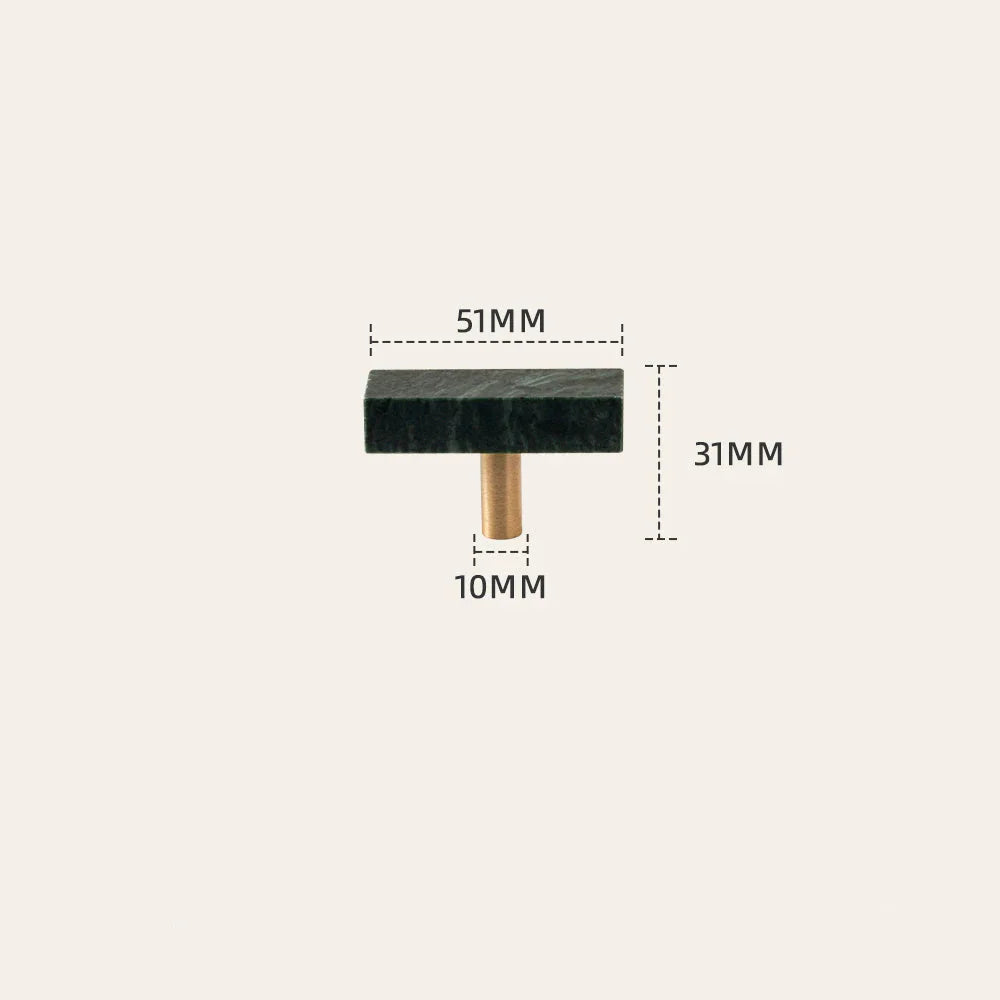 Poignée de meuble avec vis incluses en arrière-plan
