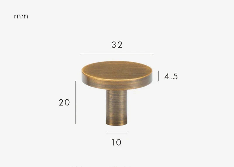Gros plan sur la finition bronze brossé