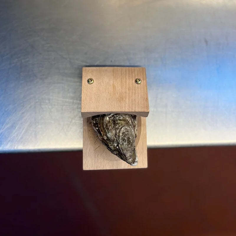 Vue latérale de la pince à huître montrant son ergonomie