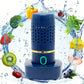 Purificateur d'aliments portable en forme de capsule, vue de côté