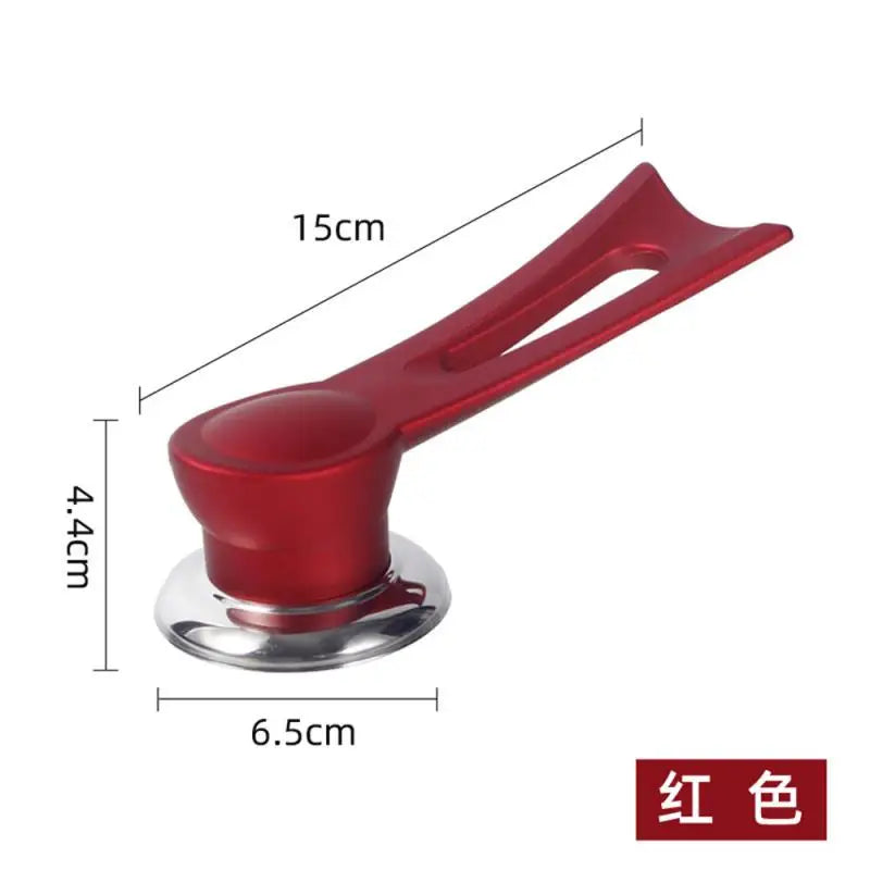 Poignée de couvercle montrant le design vertical pour un rangement facile