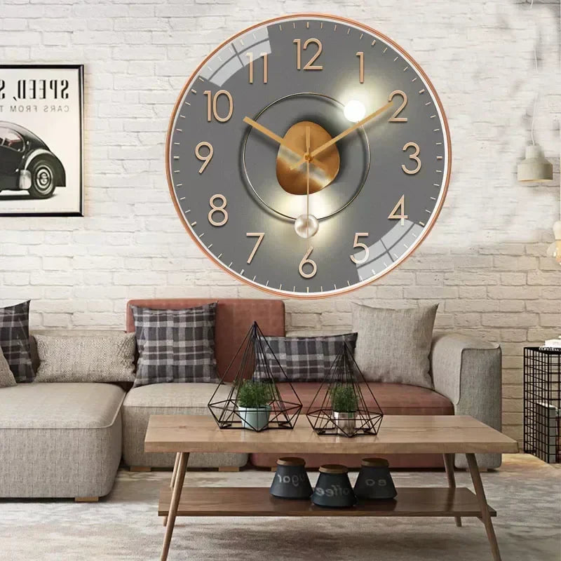 Détail du cadran de l'horloge montrant les chiffres romains
