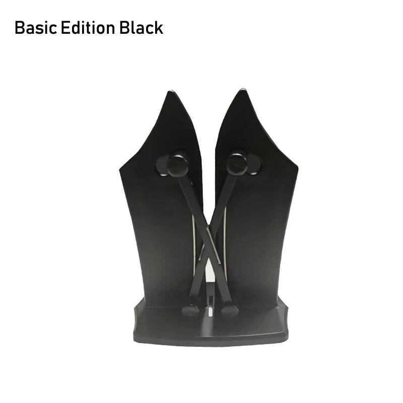 Affûteur en action polissant un couteau en acier