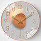 Horloge murale avec chiffres noirs sur fond blanc