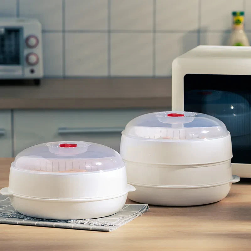 Cuit-vapeur ouvert montrant espace de cuisson