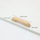 Vue détaillée de la finition lisse de la poignée