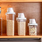 Conteneur alimentaire transparent avec double joint hermétique