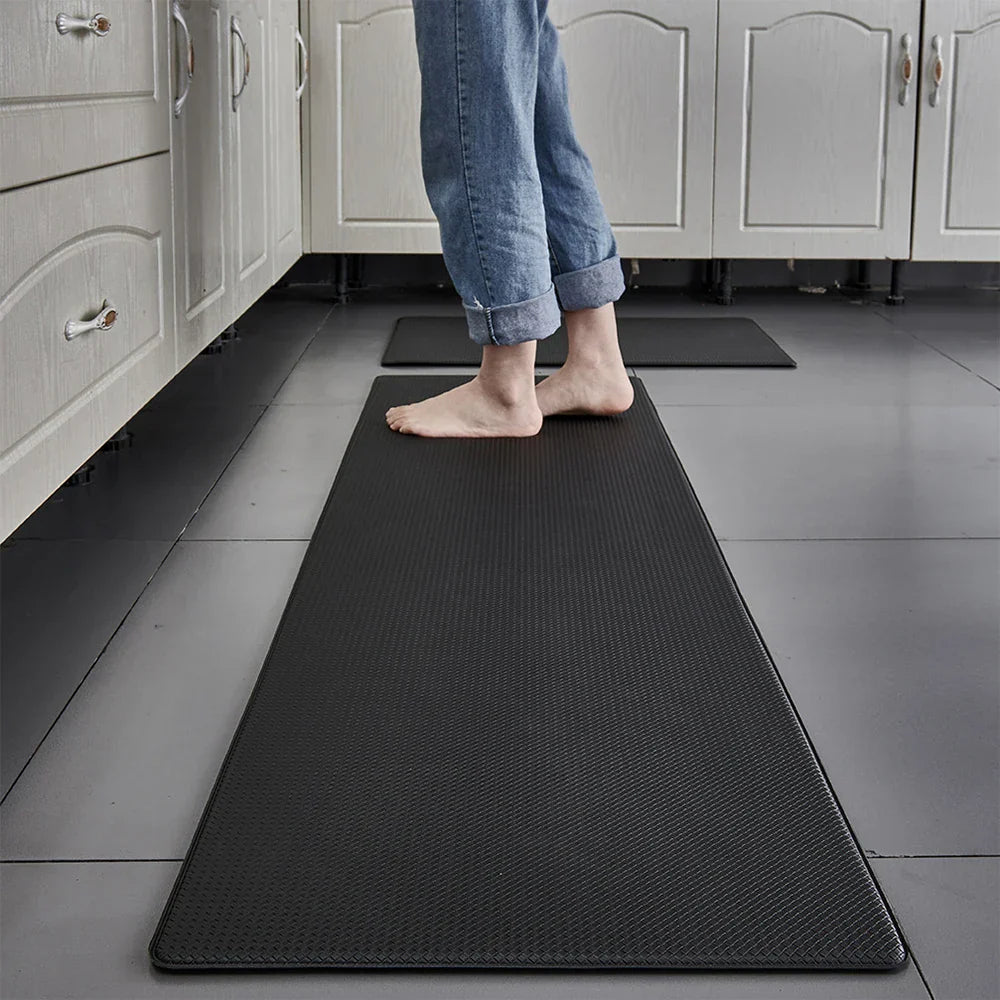 Vue latérale du tapis montrant l'épaisseur du matériau PU
