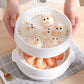 Cuit-vapeur multi-couche avec couvercle transparent
