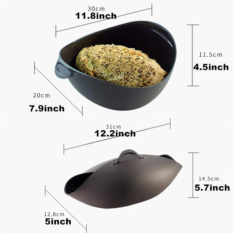 Pain doré et croustillant sorti du moule en silicone