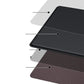 Tapis antifatigue rouge sur carrelage de cuisine moderne