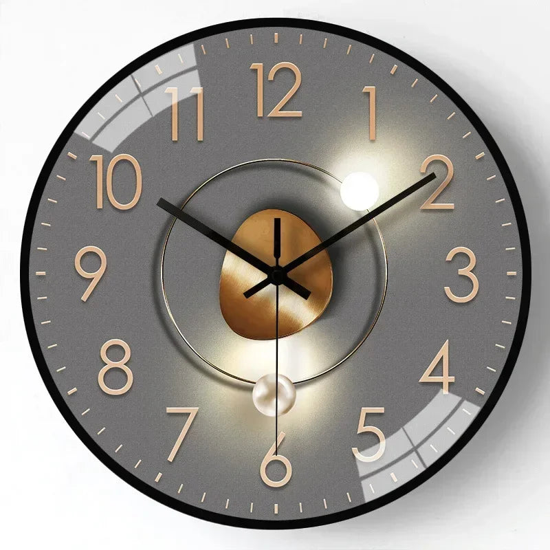 Horloge accrochée dans un espace de travail moderne