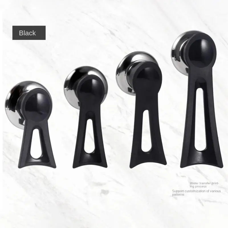 Gros plan sur la base en acier inoxydable de la poignée