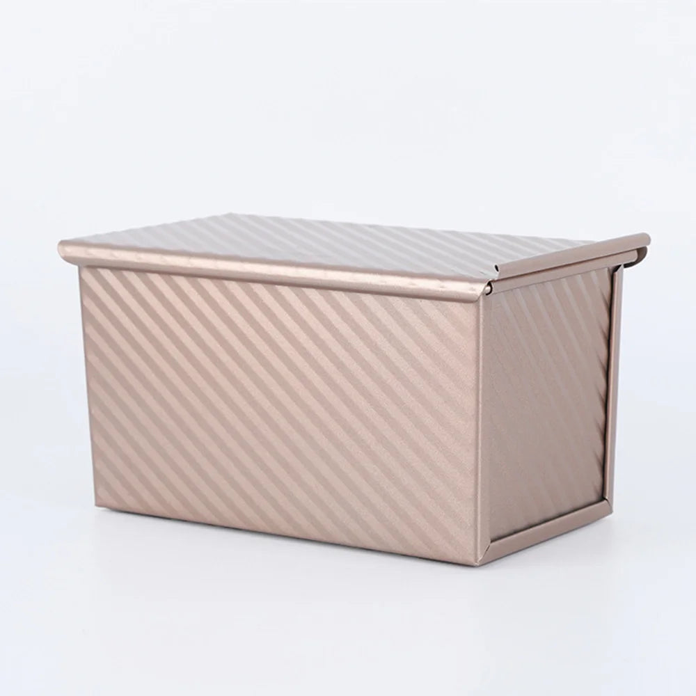 Moules rectangulaires en métal, couleur or rose