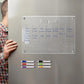 LuxPlanner avec inscriptions effaçables sur surface lisse
