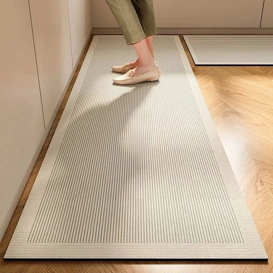 Tapis de cuisine avec motif géométrique minimaliste