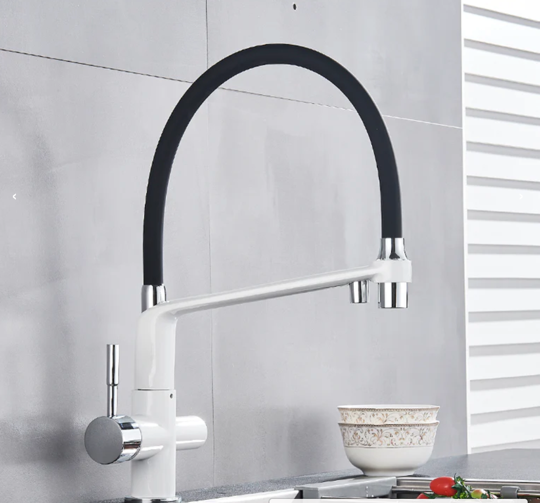 Schéma d'installation du robinet avec système de filtration