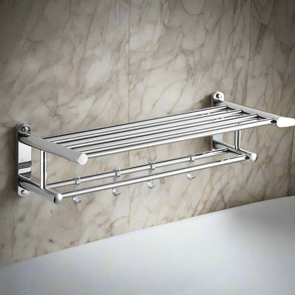 Détail du support autocollant du porte-serviettes minimaliste