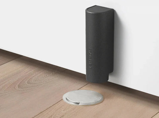 Installation facile du butoir de porte avec vis et adhésif inclus