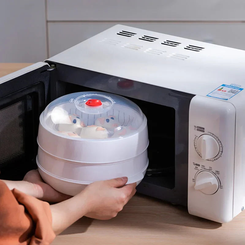 Conteneur PP durable pour cuisson à la vapeur sécurisée