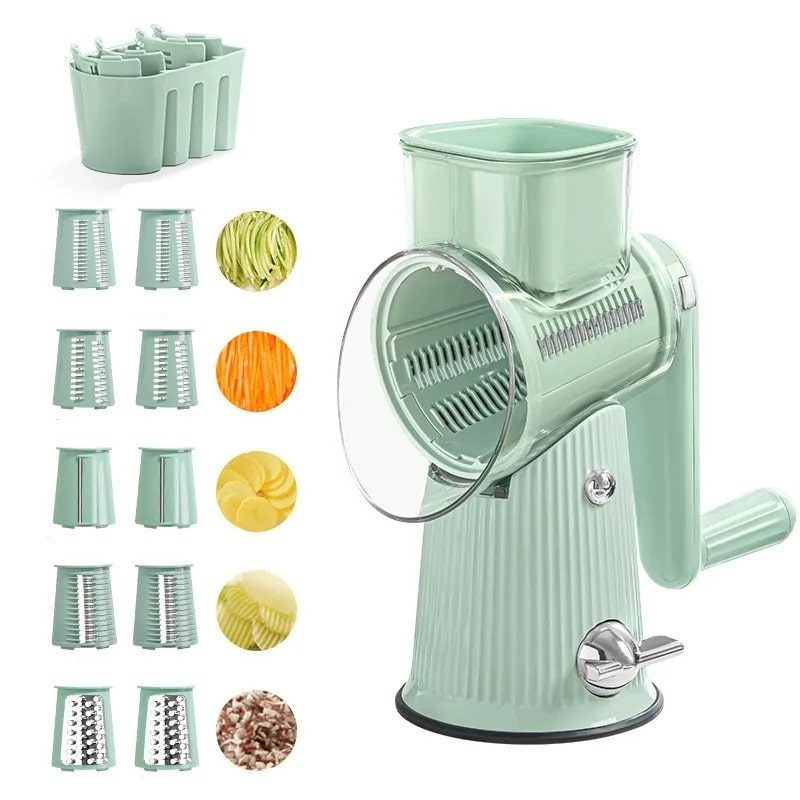 Vue d'ensemble d'un hachoir de cuisine compact