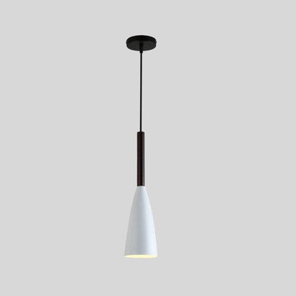 Suspension blanche scandinave avec câble réglable