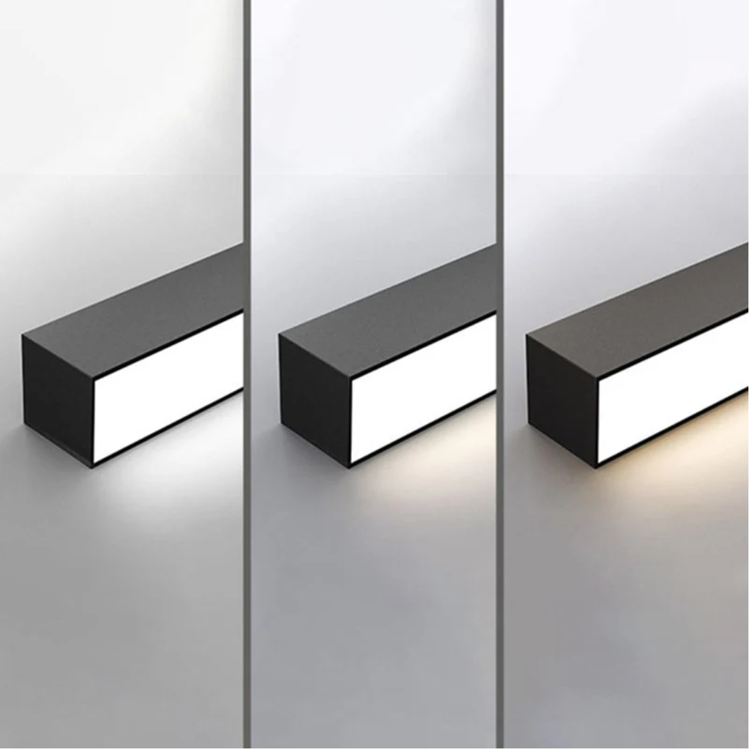 Lampe LED industrielle montrant sa finition épurée