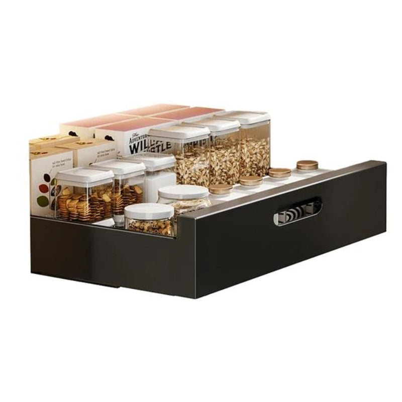 Installation facile de l'étagère dans un tiroir