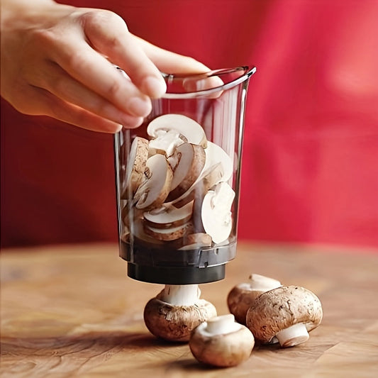 Ensemble complet du coupe-légumes avec lames et récipient