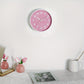 Horloge en plastique ABS avec finition rose éclatante