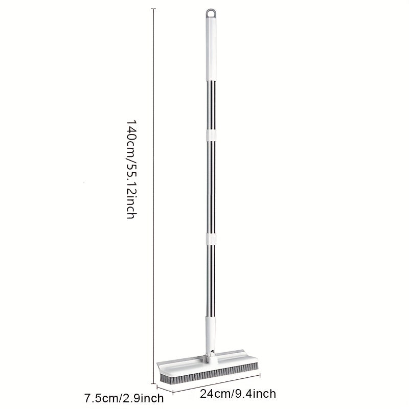 Brosse utilisée pour nettoyer un sol carrelé
