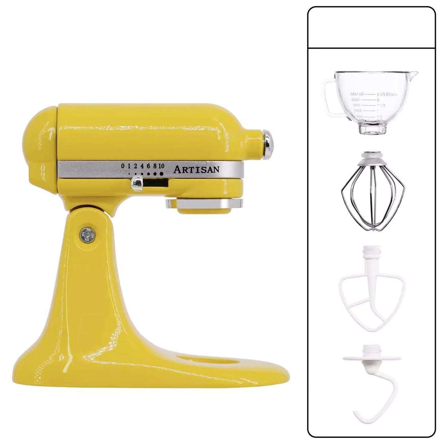 Mixeur miniature avec bol et accessoires interchangeables