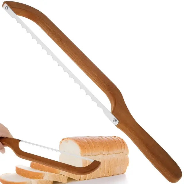 Lame en acier inoxydable du couteau à pain vue latérale
