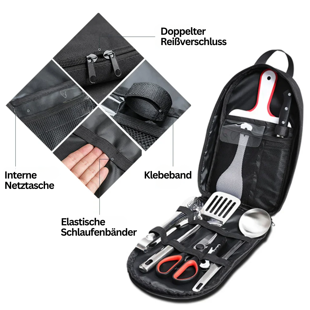 Sac de rangement pour ustensiles dans un sac à dos