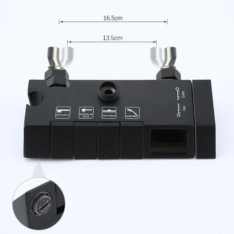 Détail du mitigeur ergonomique en finition chromée
