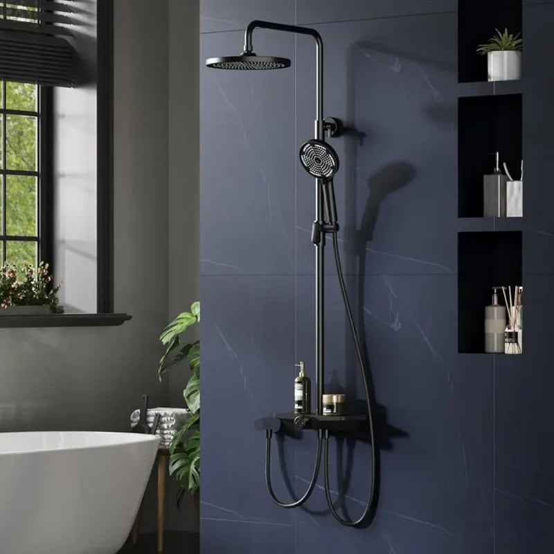 Détail du design moderne et épuré de la colonne