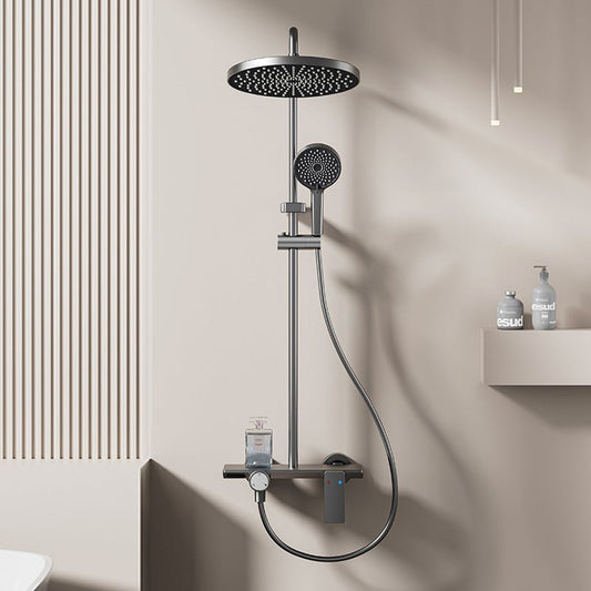 Zoom sur la finition gris brossé de l'aluminium