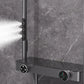 Colonne de douche installée dans une salle de bain moderne