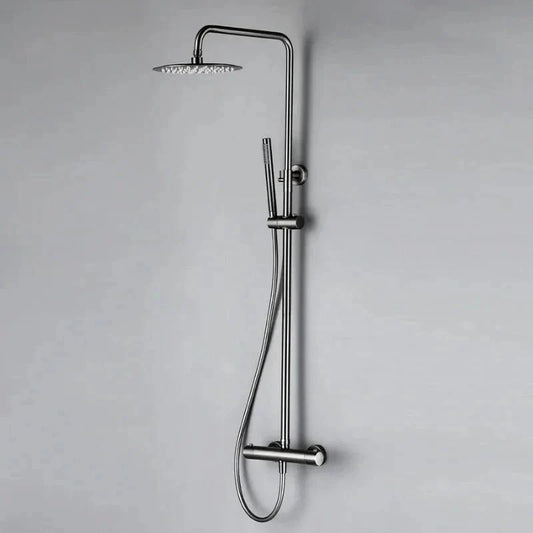 Colonne de douche avec design épuré et fonctionnalités avancées